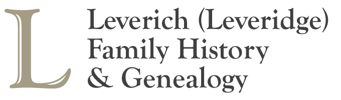 Leverich (Leveridge) Family History & Genealogy