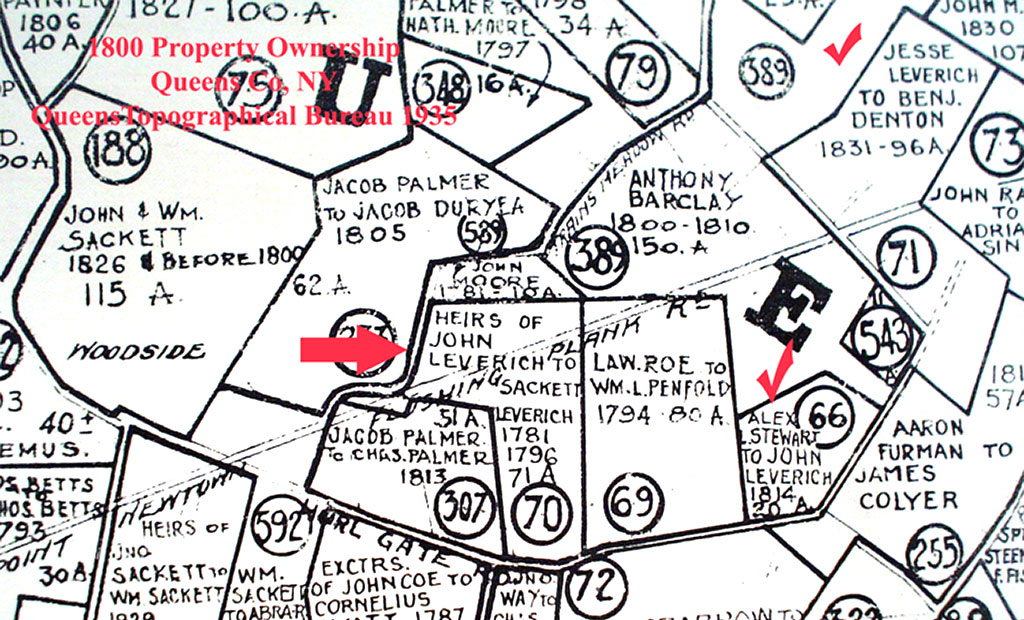 1800 property ownership map - Queens County, NY